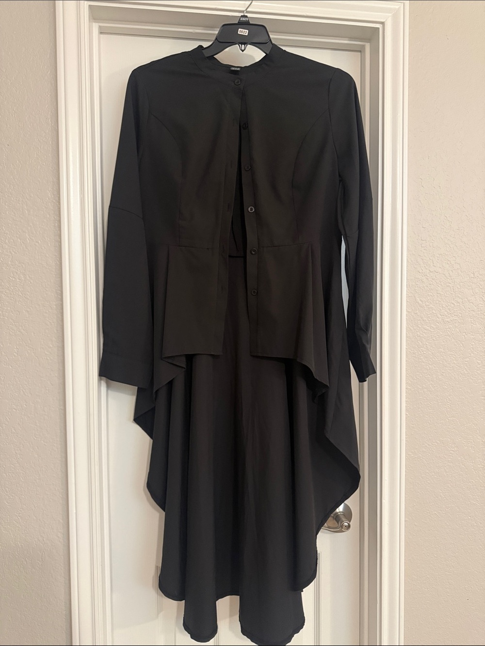 Black high low top